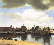 Johannes Vermeer View of Delft, oil painting on canvas